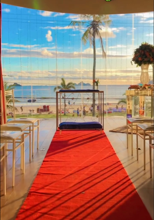 Decoração da vista para o Mar