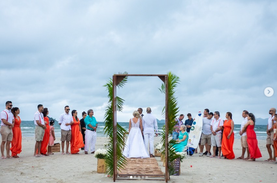Casamento na areia